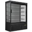 Picture of Blizzard BTD150BK-GD Black Tiered Display With Sliding Glass Doors