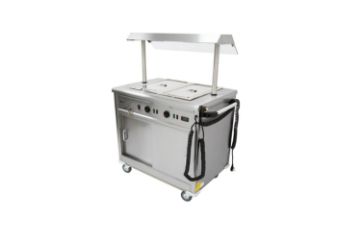 Picture of Parry MSB9G - Mobile Bain Marie Servery With Gantry