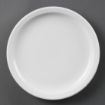 Picture of Olympia Whiteware Narrow Rimmed Plates 230mm (Pack of 12)