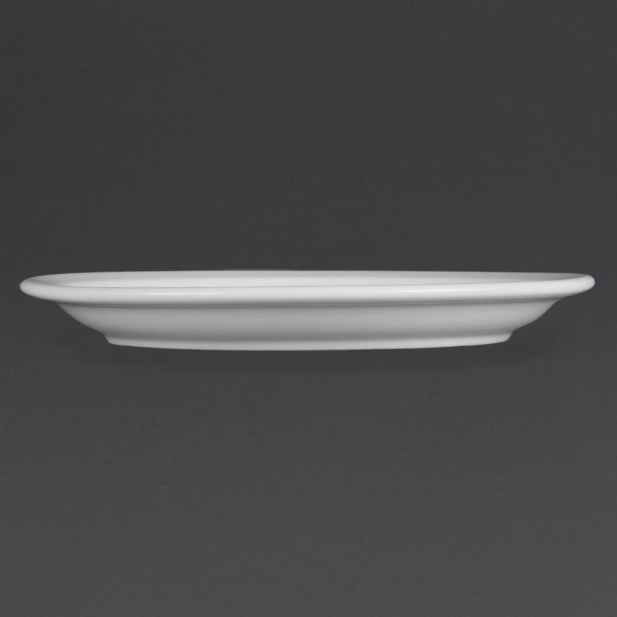 Picture of Olympia Whiteware Narrow Rimmed Plates 230mm (Pack of 12)