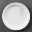 Picture of Olympia Whiteware Narrow Rimmed Plates 202mm (Pack of 12)