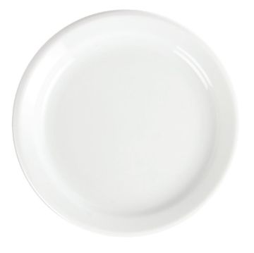 Picture of Olympia Whiteware Narrow Rimmed Plates 180mm (Pack of 12)