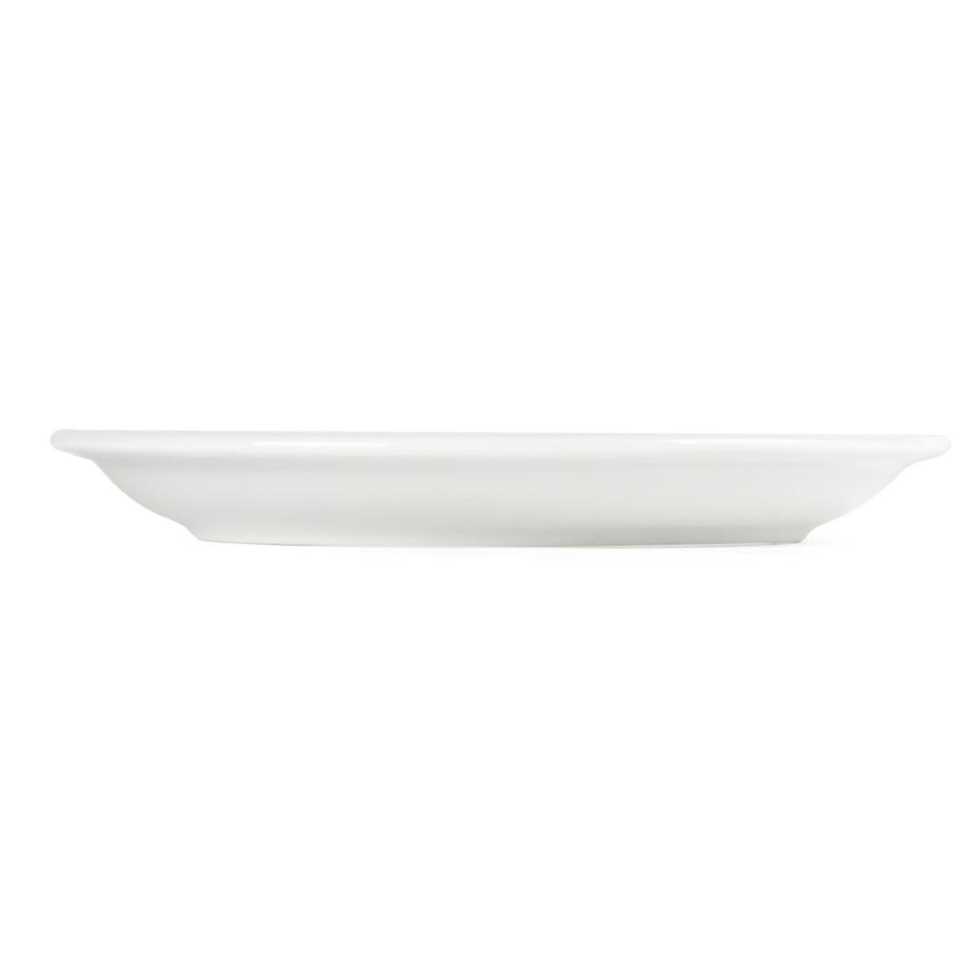 Picture of Olympia Whiteware Narrow Rimmed Plates 180mm (Pack of 12)