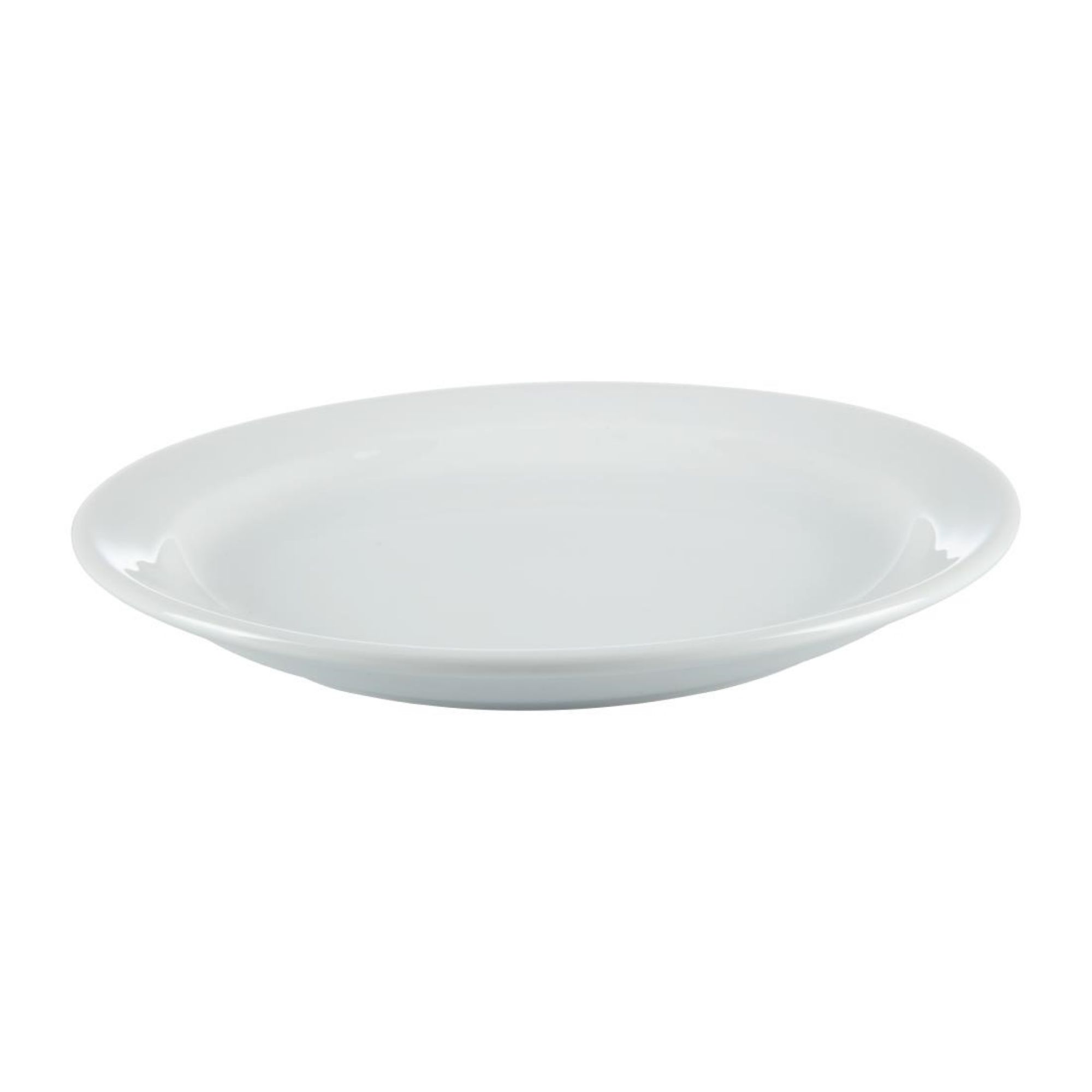 Picture of Olympia Whiteware Narrow Rimmed Plates 180mm (Pack of 12)