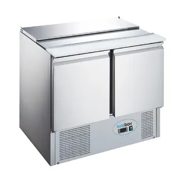 Picture of KOLDBOX 240L Compact Double Door Refrigerated Saladette KXCC2-PREP