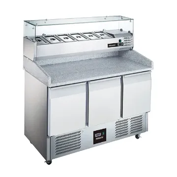 Picture of BLIZZARD Blizzard Compact Pizza Prep Counter Triple Door 368L BCC3PIZZA