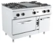 Picture of CombiSteel Base 700 Solid Top Range 4 Burners Gas Oven
