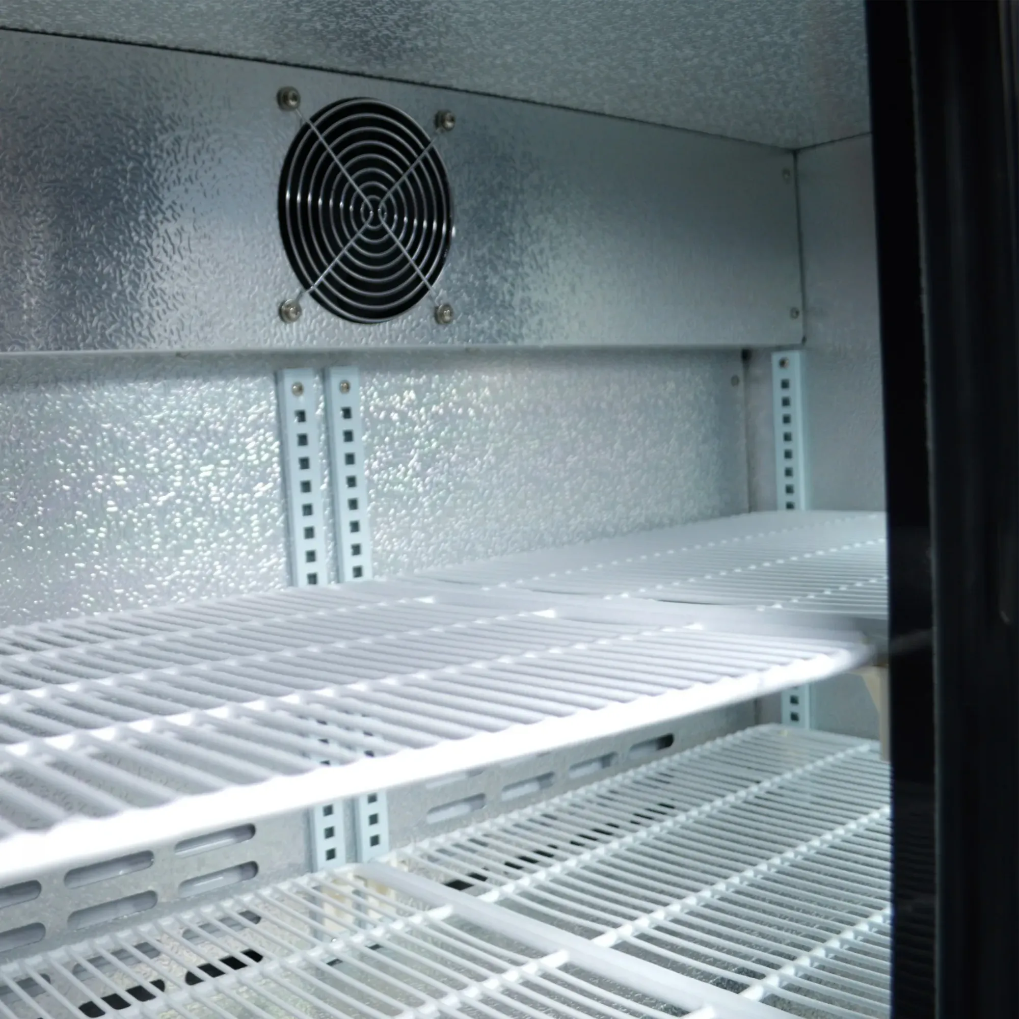 Picture of BLIZZARD Double Sliding Glass Door Bottle Cooler Black BAR2SL