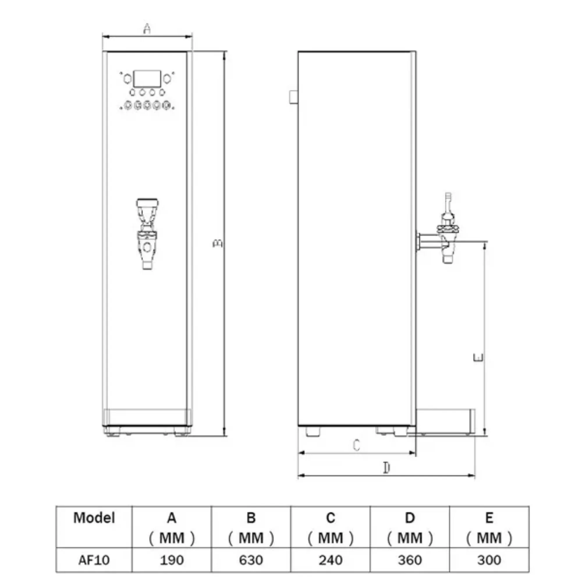 Picture of BLIZZARD 10L Autofill Water Boiler AF10