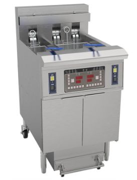 Picture of Chefsrange OFE239 - Twin Tank 21.5+11.5 Ltr Electric Filtration Fryer
