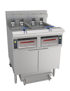 Picture of Chefsrange OFE226 - Twin Tank 21.5+21.5 Ltr Electric Filtration Fryer