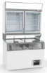 Picture of CombiSteel Wall Mounted Freezer Unit White 2 Glass Door