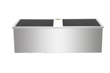 Picture of Chefsrange GXDIIH2S-3 - Drop In Twin Induction Hob - 2 X 3Kw Power (Steel Suround)