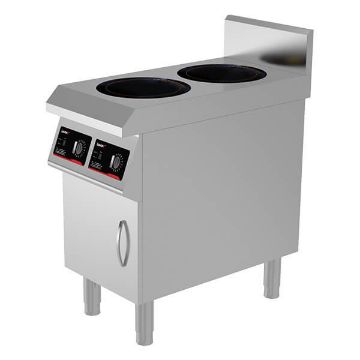 Picture of Chefsrange GXIH2-3B/RT 70 Line Floorstanding 2 Ring Induction Hob - 2 X 3.0Kw Power