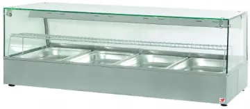 Picture of North HDW4 - 4 X 1/1Gn Convection Heated Display With Humidity & Halogen Heat Lamps