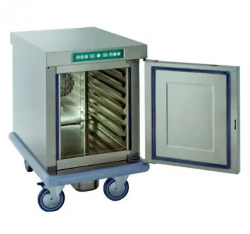 Picture of Emainox 7 X 2/1Gn Mobile Undercounter Fan Assisted Heated Holding Cabinet - With Humidity