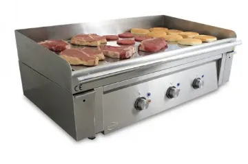 Picture of Mirror M1000E Heavy Duty Electric Chrome Griddle - Smooth Plate