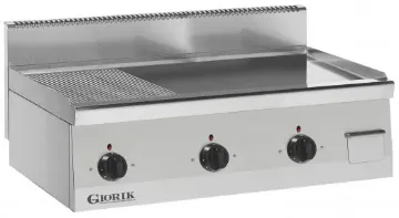 Picture of Giorik Snack 60 LGE6963X Slimline Electric Griddle - 1/3 Ribbed + 2/3 Smooth