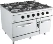 Picture of CombiSteel Base 900 Freestanding Gas Stove 6 Burner With 6 kW Gas Oven