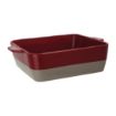 Picture of Olympia Red And Taupe Ceramic Roasting Dish 4.2Ltr
