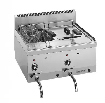Picture of Giorik Snack 60 LFG6720 8+8 Ltr Slimline Twin Tank Gas FryerTEST1