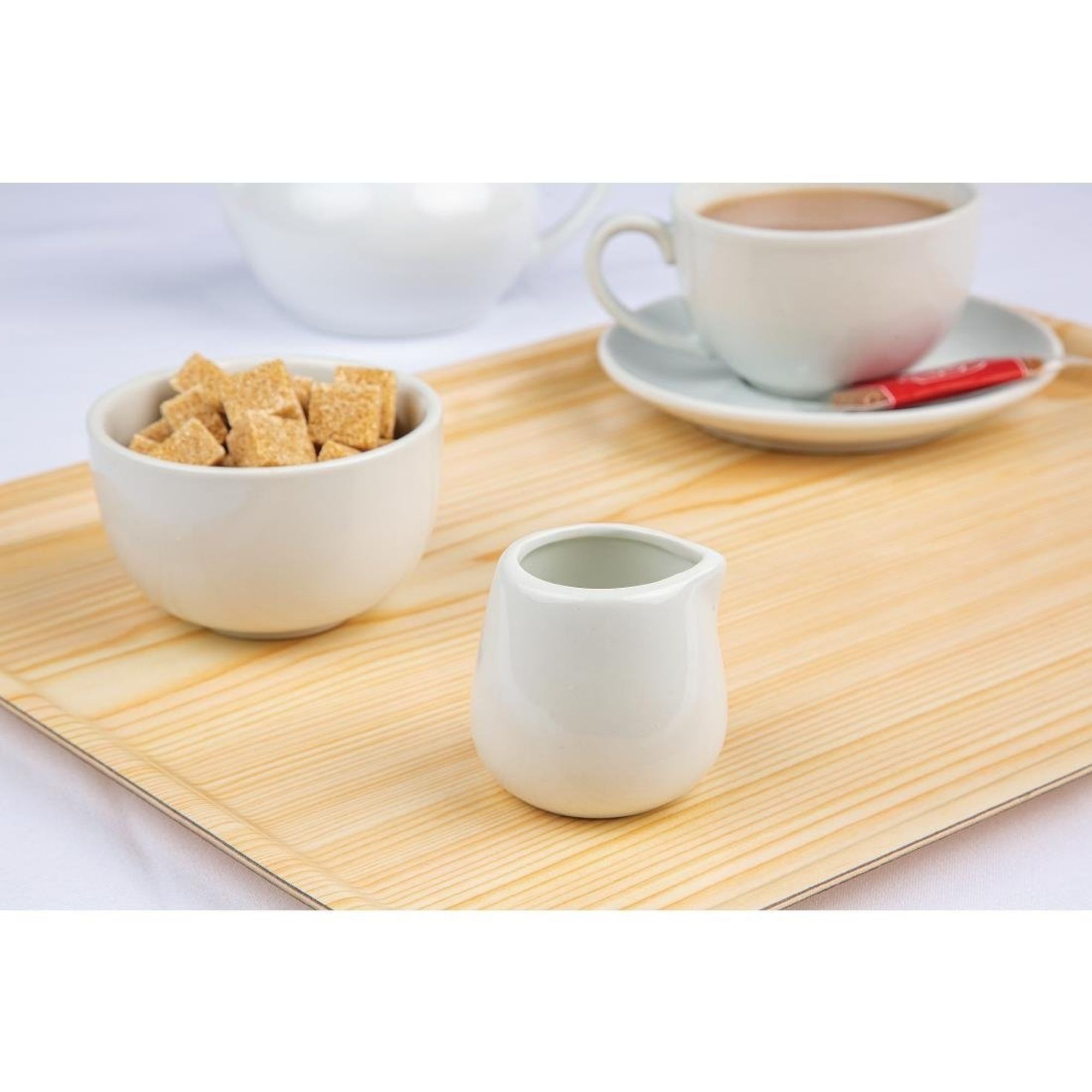 Picture of Olympia Whiteware Compact Jugs 85ml (Pack of 12)