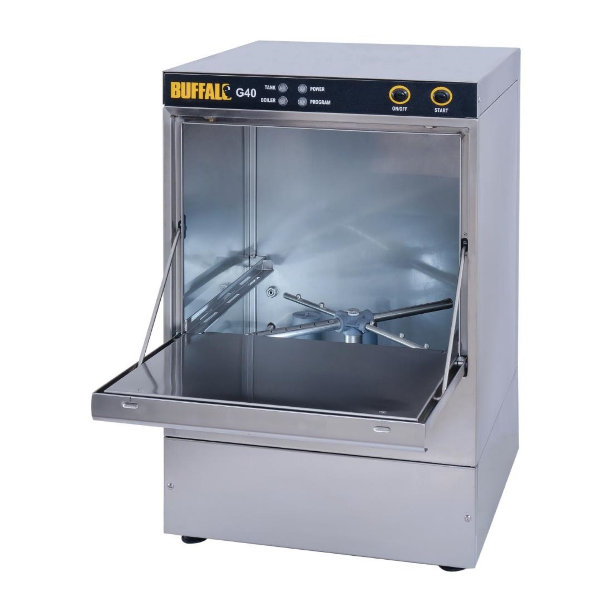 Picture of Buffalo Undercounter Glasswasher with Drain Pump 400x400mm Baskets