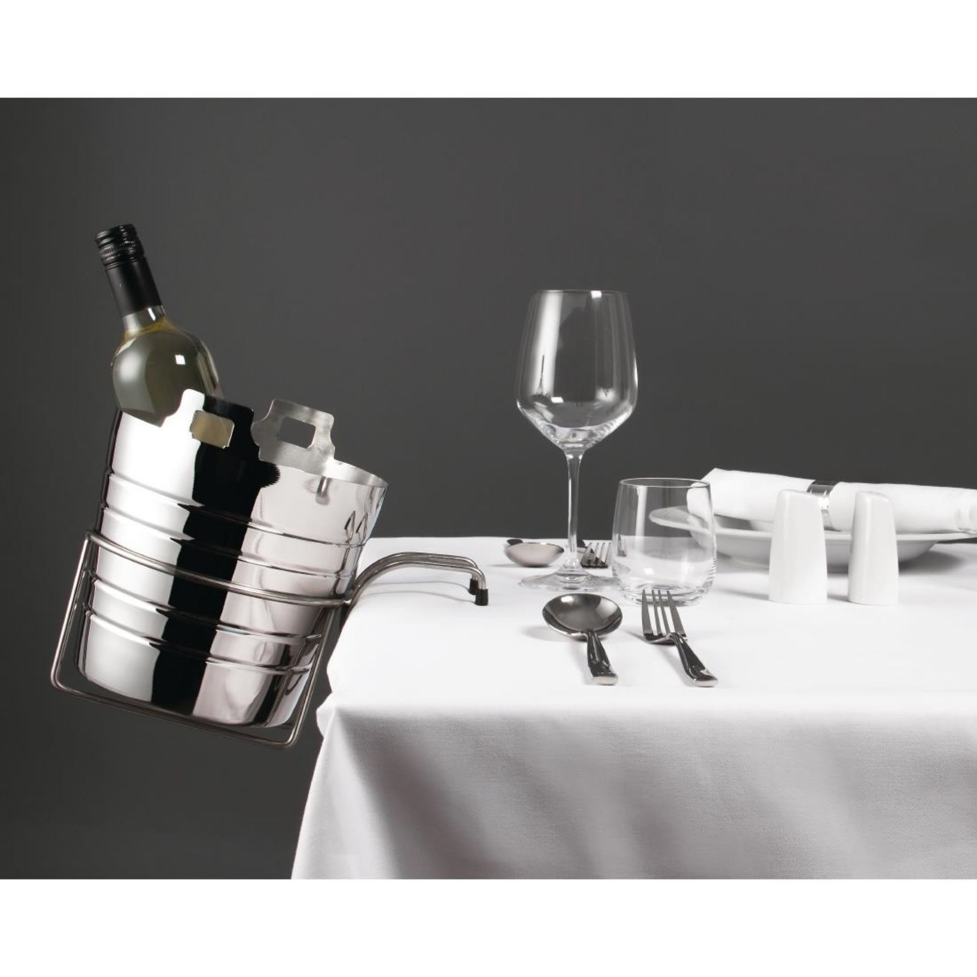 Picture of Olympia Polished Stainless Steel Wine And Champagne Bucket