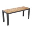 Picture of Bolero Rectangular Steel and Acacia Benches 1000mm (Pack of 2)