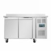 Picture of Polar U-Series Double Door Counter Freezer with Upstand 282Ltr