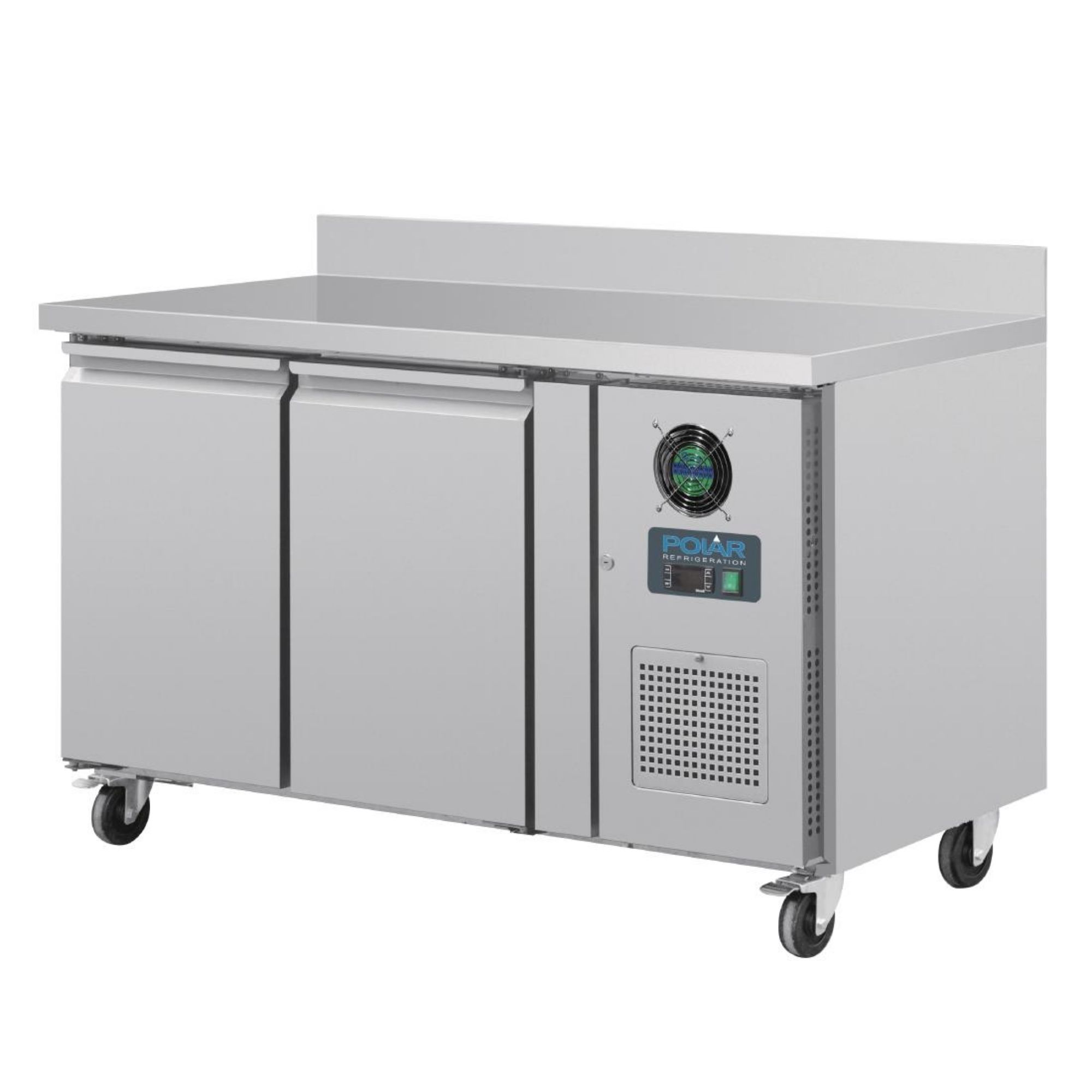 Picture of Polar U-Series Double Door Counter Freezer with Upstand 282Ltr