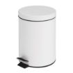 Picture of Bolero Pedal Bin White 5ltr