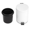 Picture of Bolero Pedal Bin White 5ltr