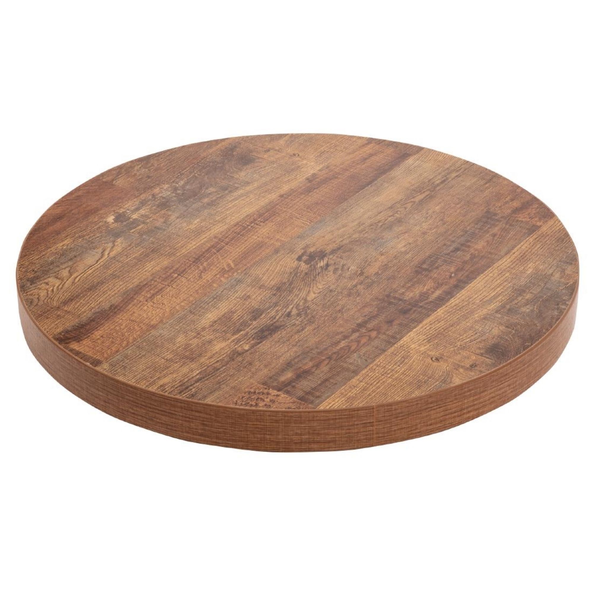 Picture of Bolero Pre-Drilled Round Table Top Urban Dark 600mm