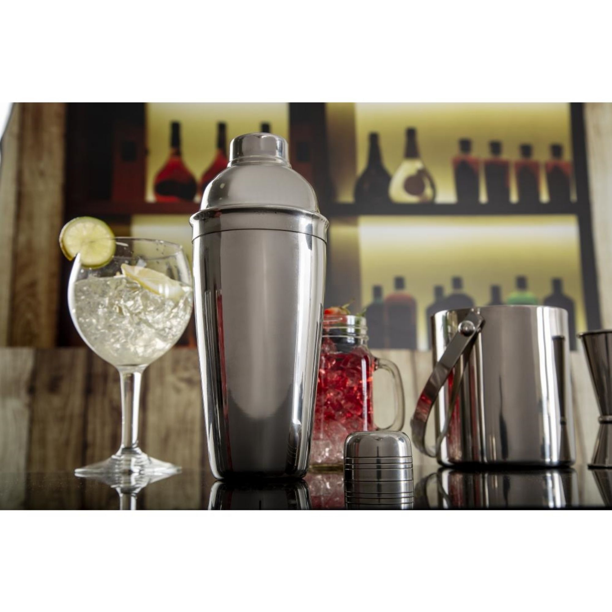 Picture of Olympia 3-Piece Cobbler Cocktail Shaker