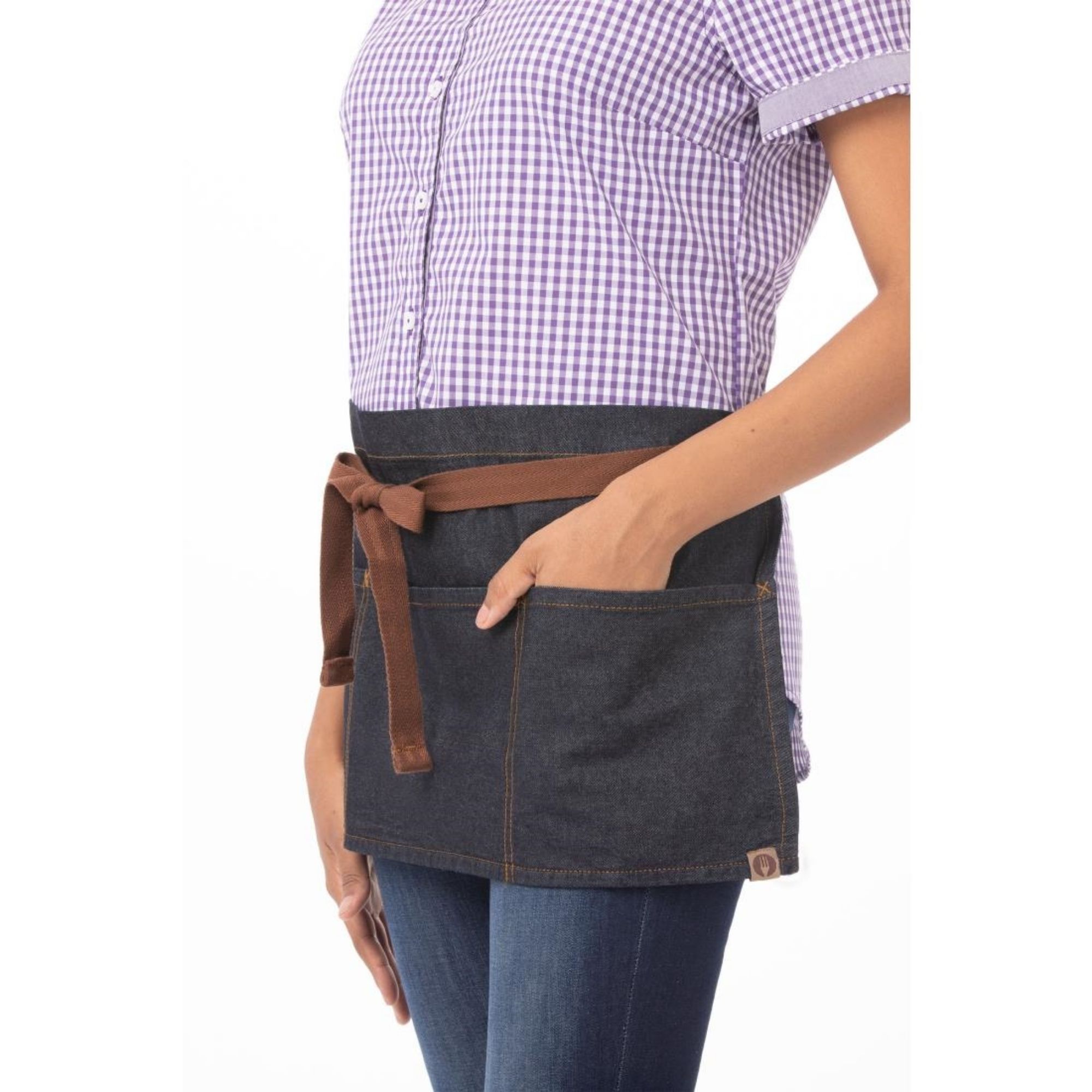 Picture of Chef Works Urban Memphis Waist Apron Indigo