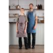 Picture of Southside Cotton Canvas Bib Apron Washed Grey