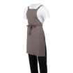 Picture of Southside Cotton Canvas Bib Apron Washed Grey