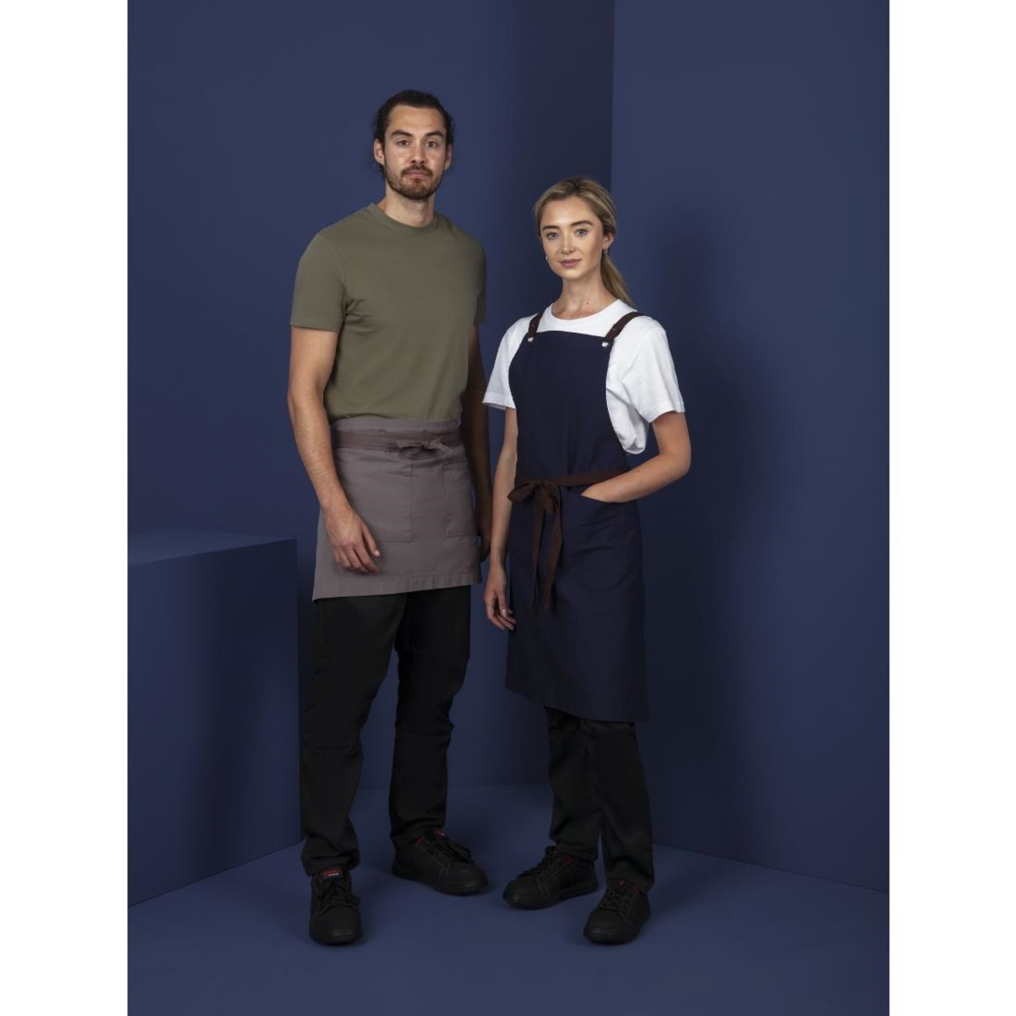 Picture of Southside Cotton Canvas Waist Apron Grey