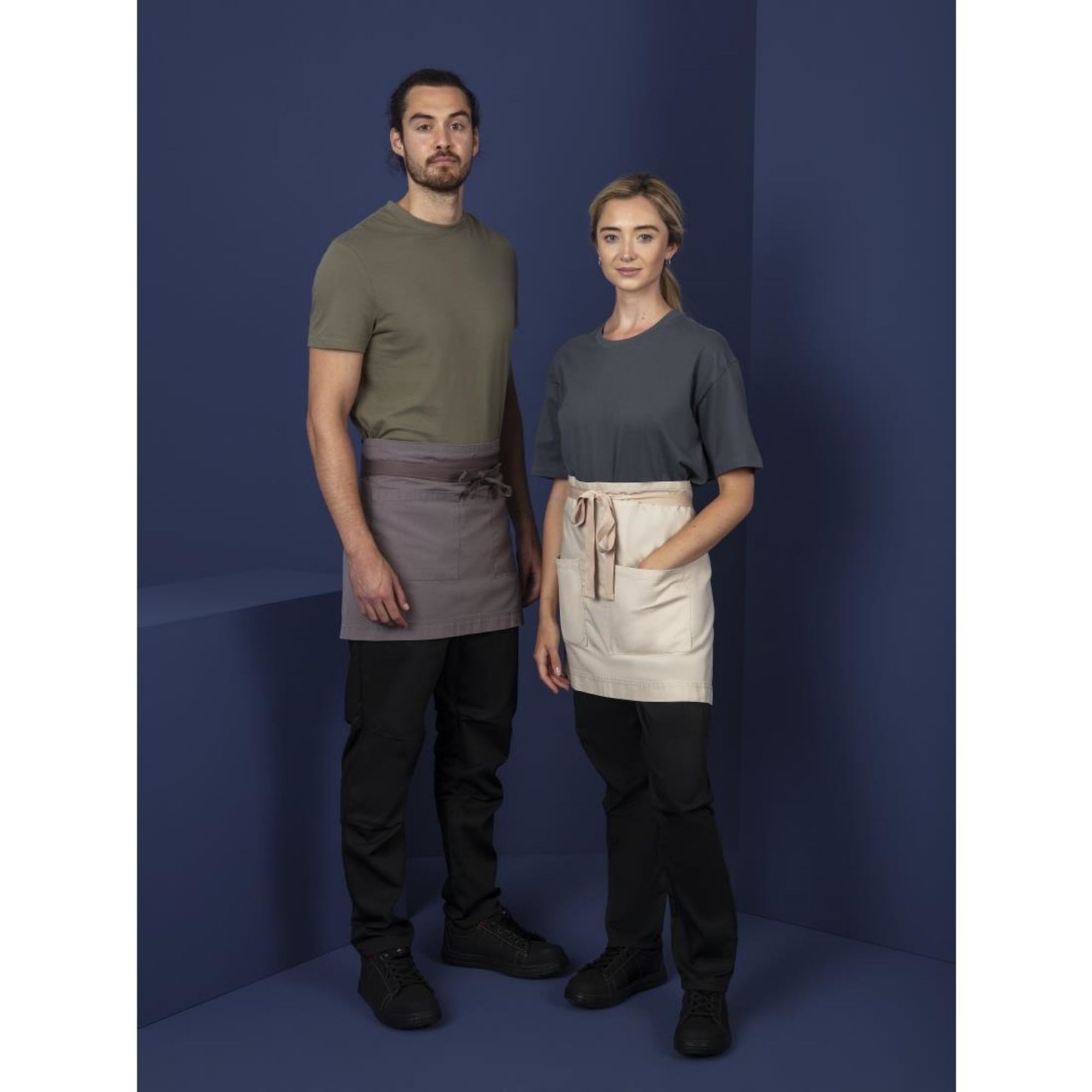Picture of Southside Cotton Canvas Waist Apron Grey