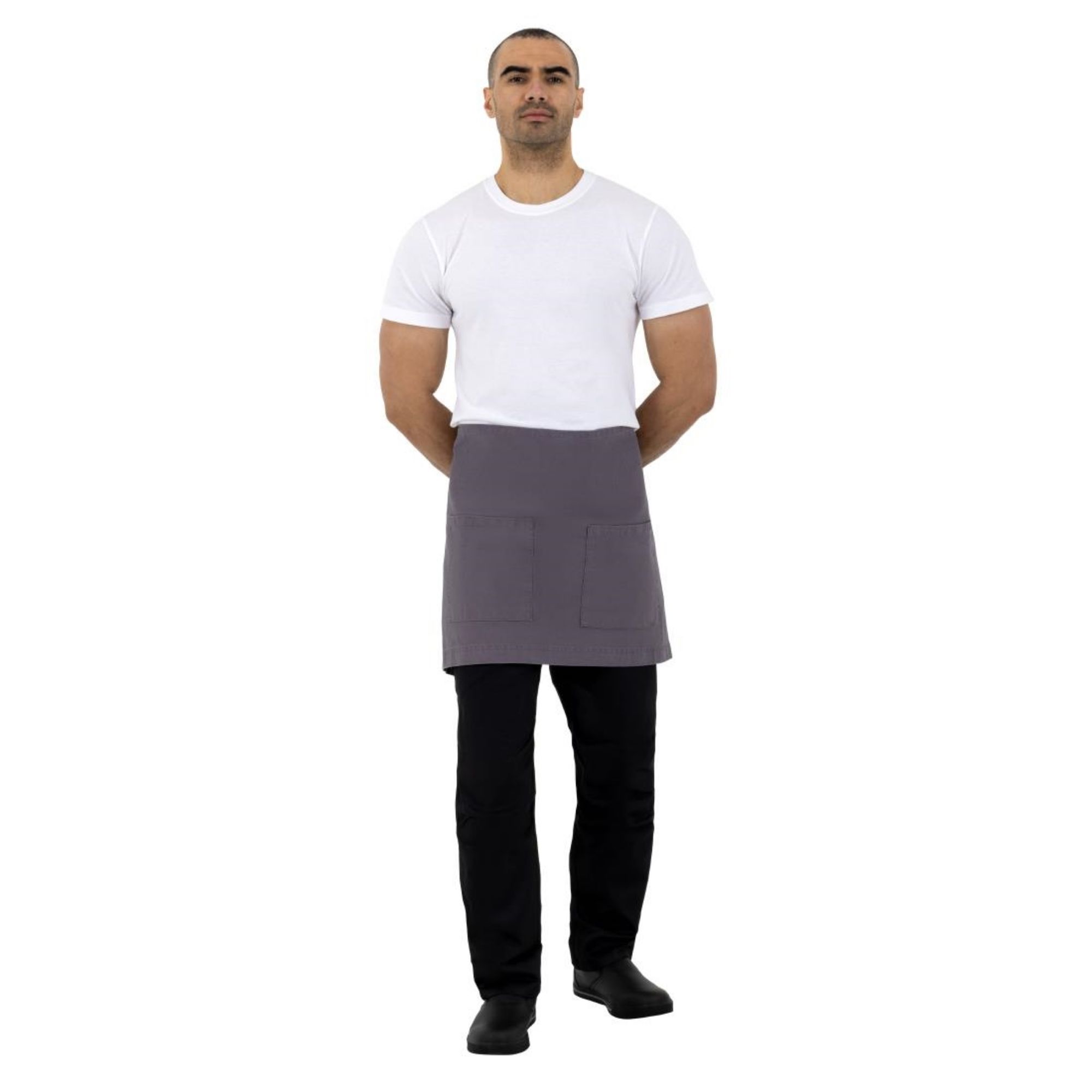 Picture of Southside Cotton Canvas Waist Apron Grey