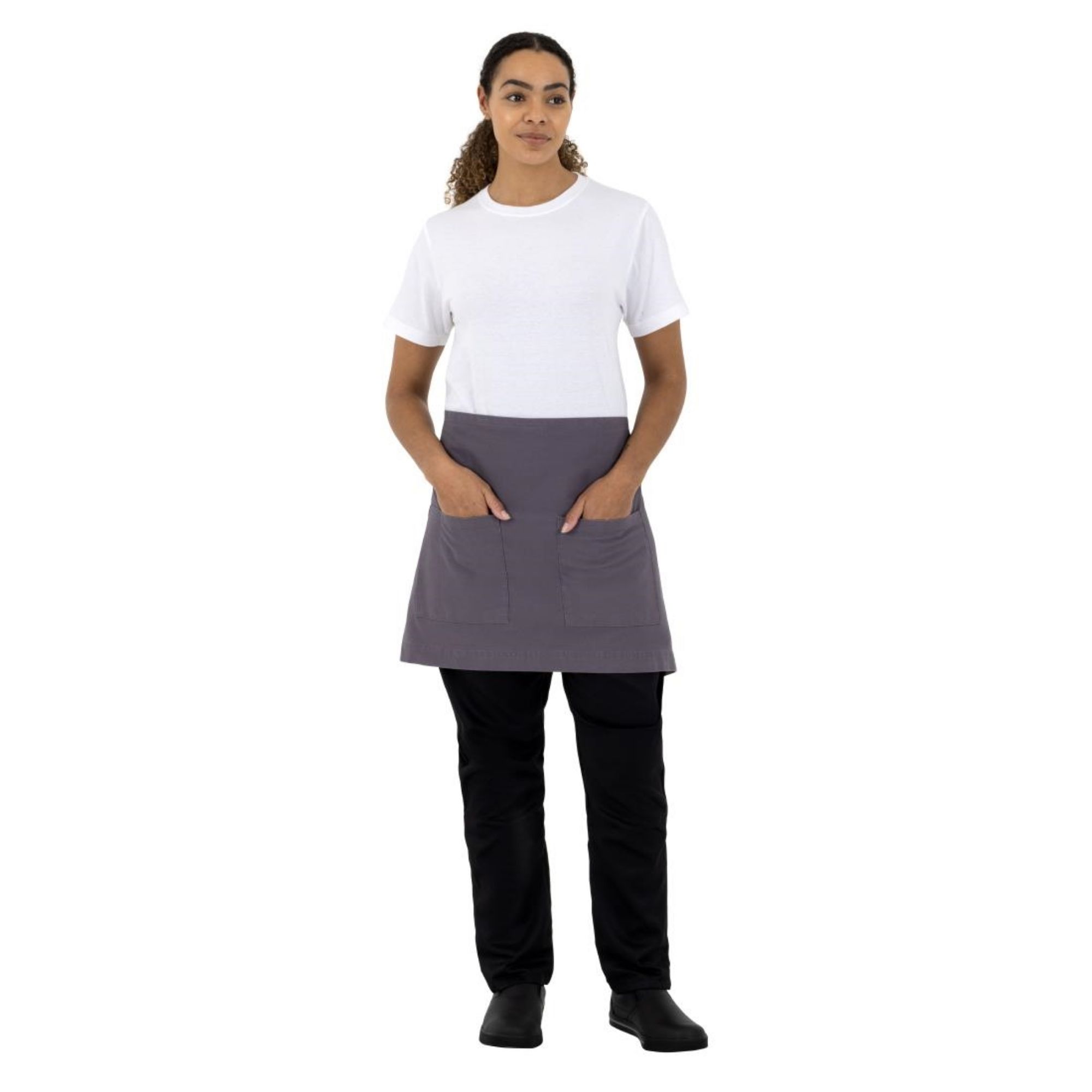 Picture of Southside Cotton Canvas Waist Apron Grey
