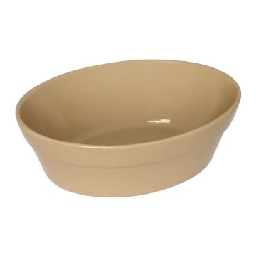Picture of Olympia Stoneware Oval Pie Bowls 161 x 116mm (Pack of 6)