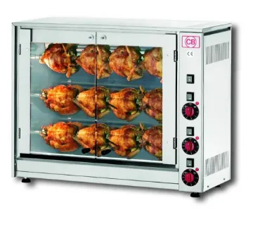 Picture of CB E-12P-S3 3 spit Electric Chicken rotisserie