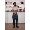 Picture of Southside Waist Apron Denim Blue Tan Ties