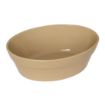 Picture of Olympia Stoneware Oval Pie Bowls 180 x 133mm (Pack of 6)