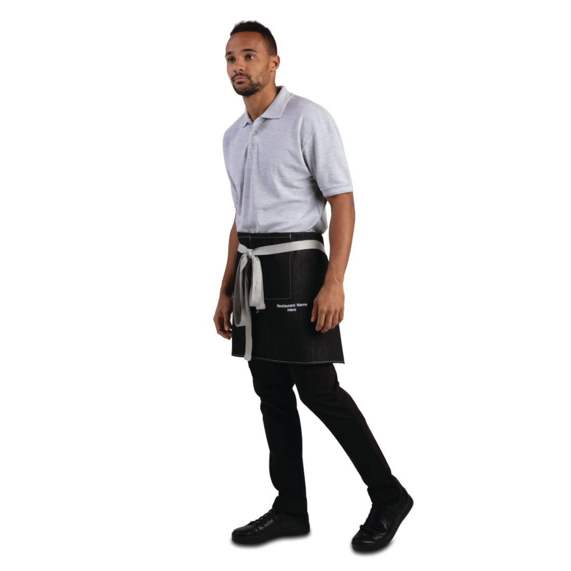 Picture of Southside Waist Apron Denim Black 760mm