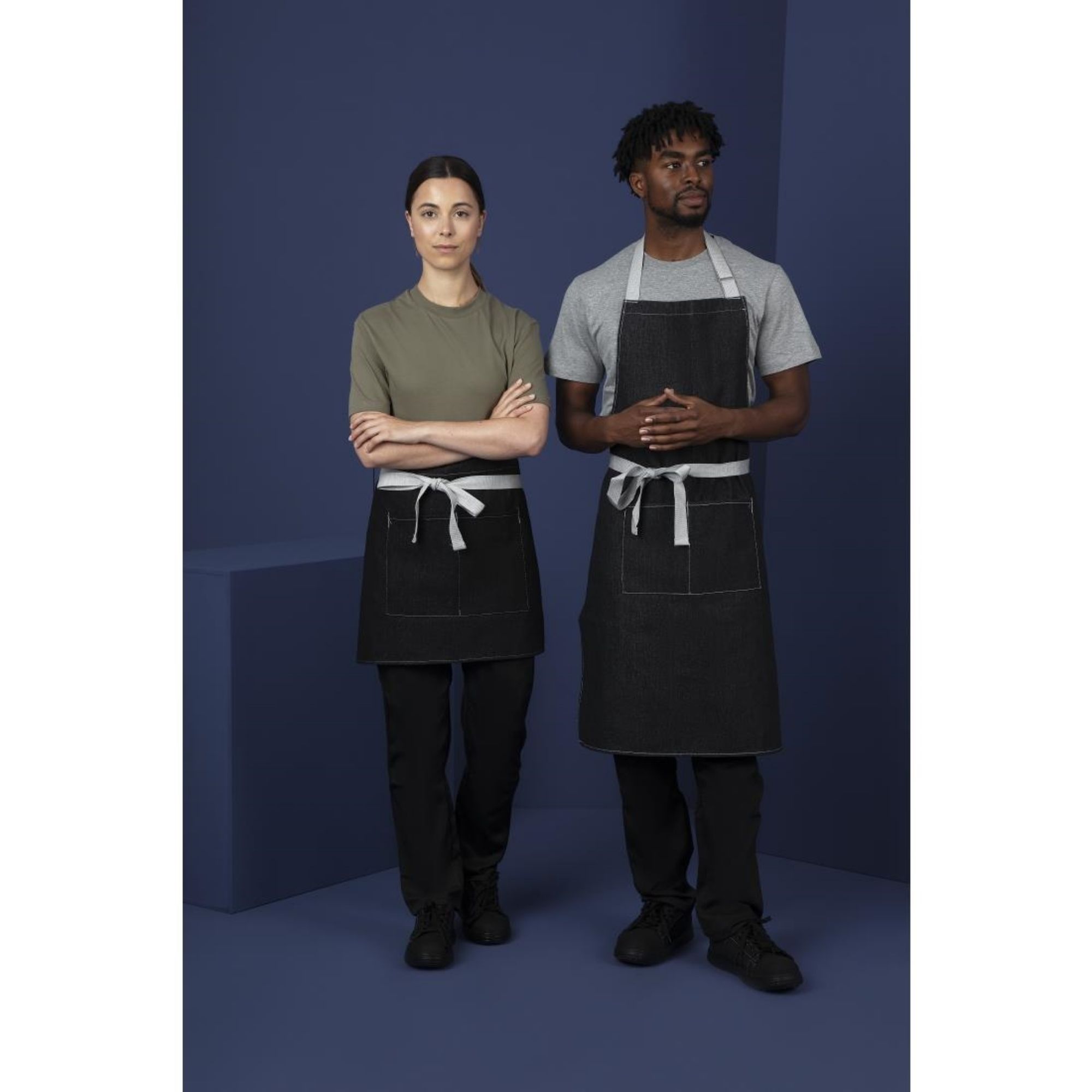 Picture of Southside Waist Apron Denim Black 760mm