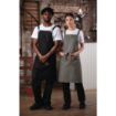 Picture of Southside Linen Blend Bib Apron Black