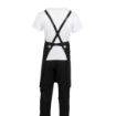 Picture of Southside Linen Blend Bib Apron Black